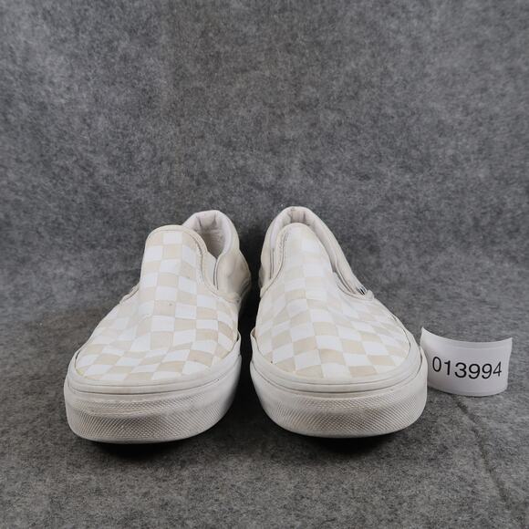 Vans Shoes Womens 7 Classic Slip On Sneakers Checkered Casual Skate Trainers - Picture 2 of 11